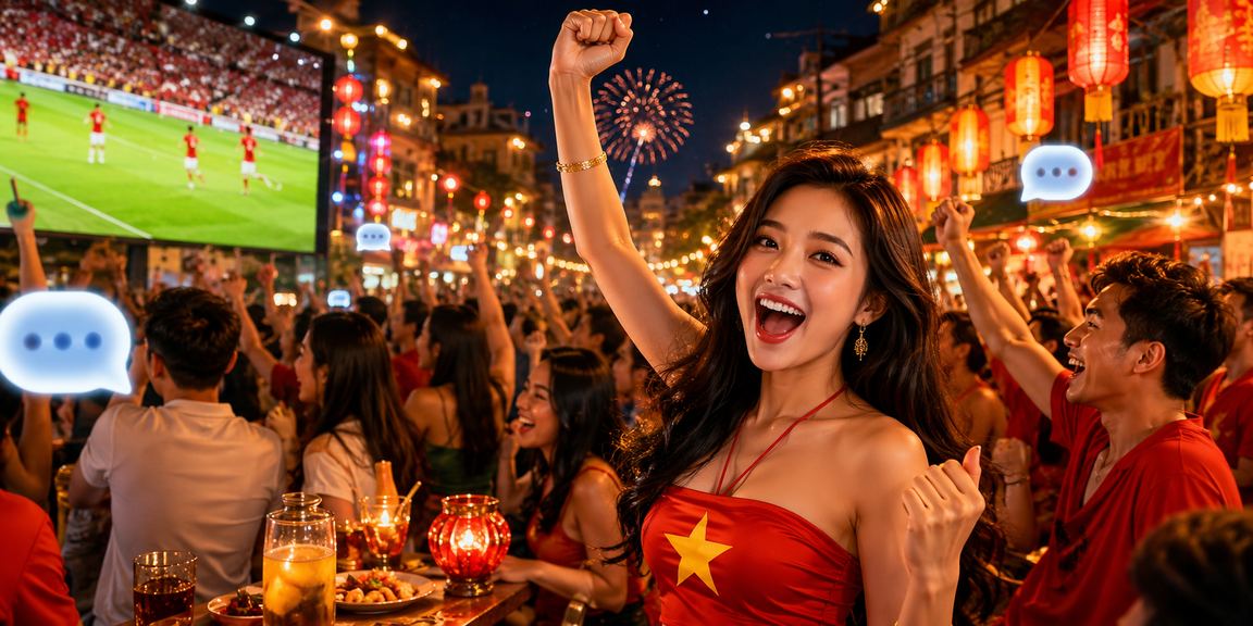 Người dùng tại chợ đêm Hà Nội tra cứu thông tin cá cược trên điện thoại