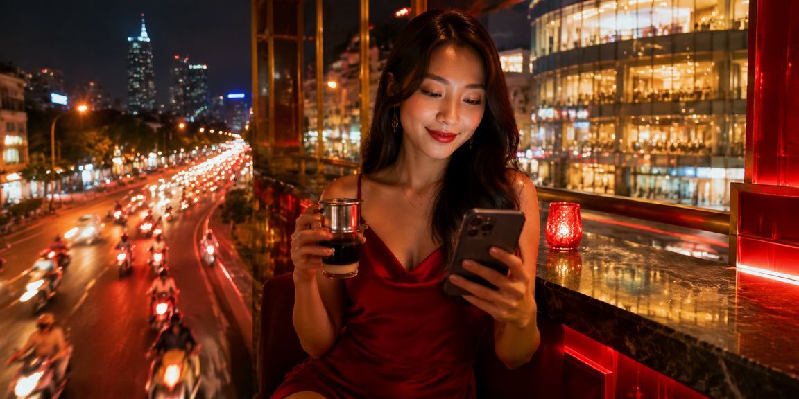 Người dùng tại TP. Hồ Chí Minh trải nghiệm cá cược thể thao tại quán cà phê