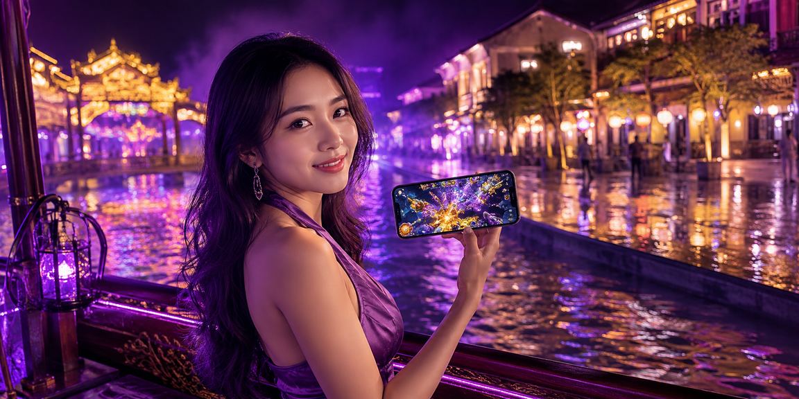 Màn hình bắn cá neon sôi động tại Huế, hiệu ứng ánh sáng rực rỡ