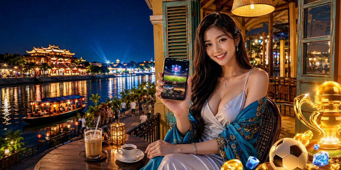 Người chơi esports tại quán cà phê Huế theo dõi kèo cược trên điện thoại